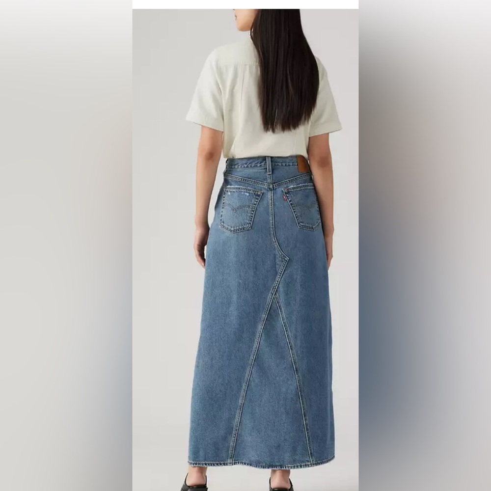 Levi's Blue Maxi Skirt - Picture 3 of 9